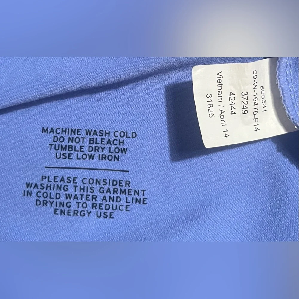 REI floral patterned periwinkle blue sleeveless tank top size XS EUC - Picture 6 of 6